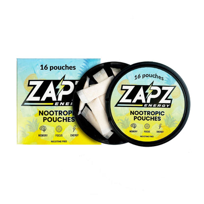 Zapz Energy Nootropic Pouches - Pineapple Ice